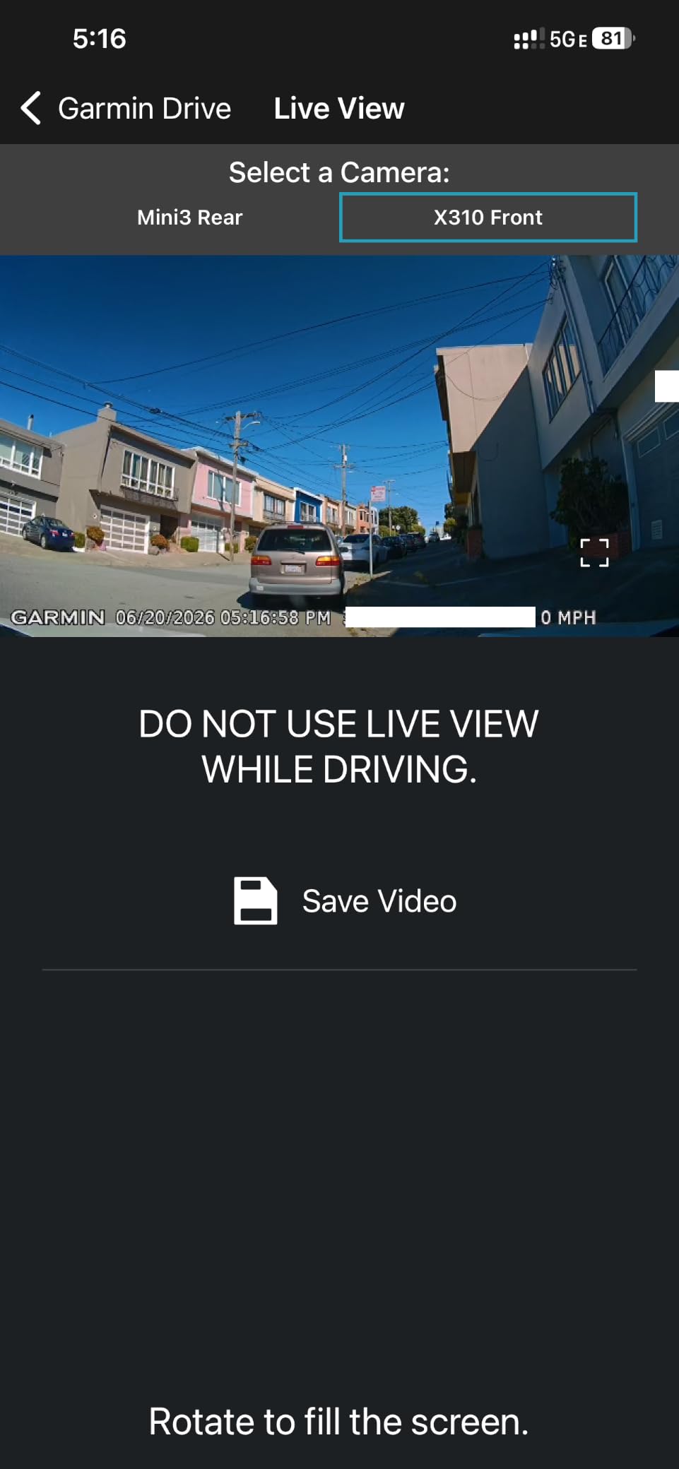 Garmin Dash Cam™ Mini 3, Ultracompact 1080p HD Dash Cam customer photo 2