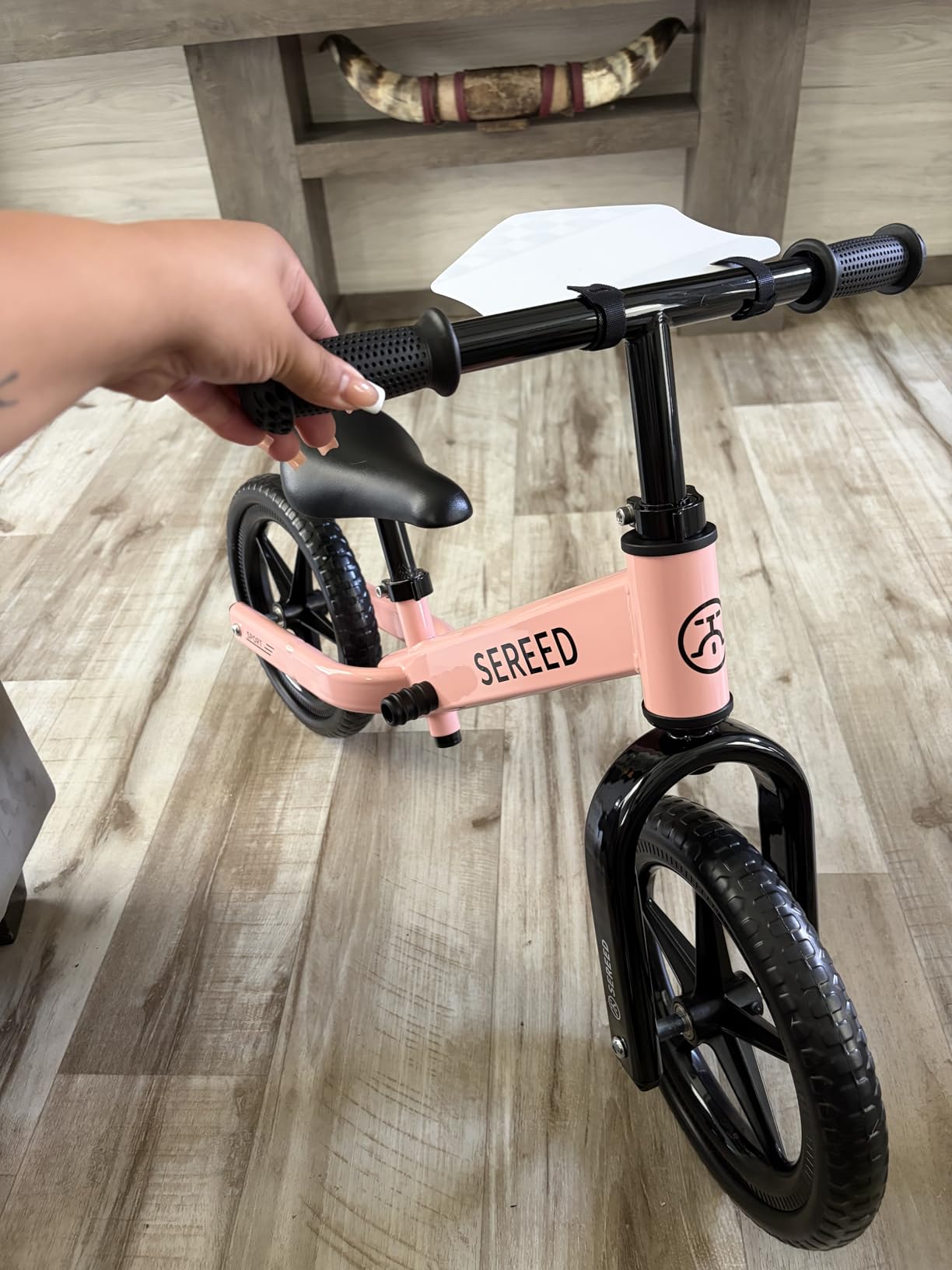 SEREED Toddler Balance Bike 2 Year Old, Gift for 2-3 Boys Girls, Adjustable customer photo 1