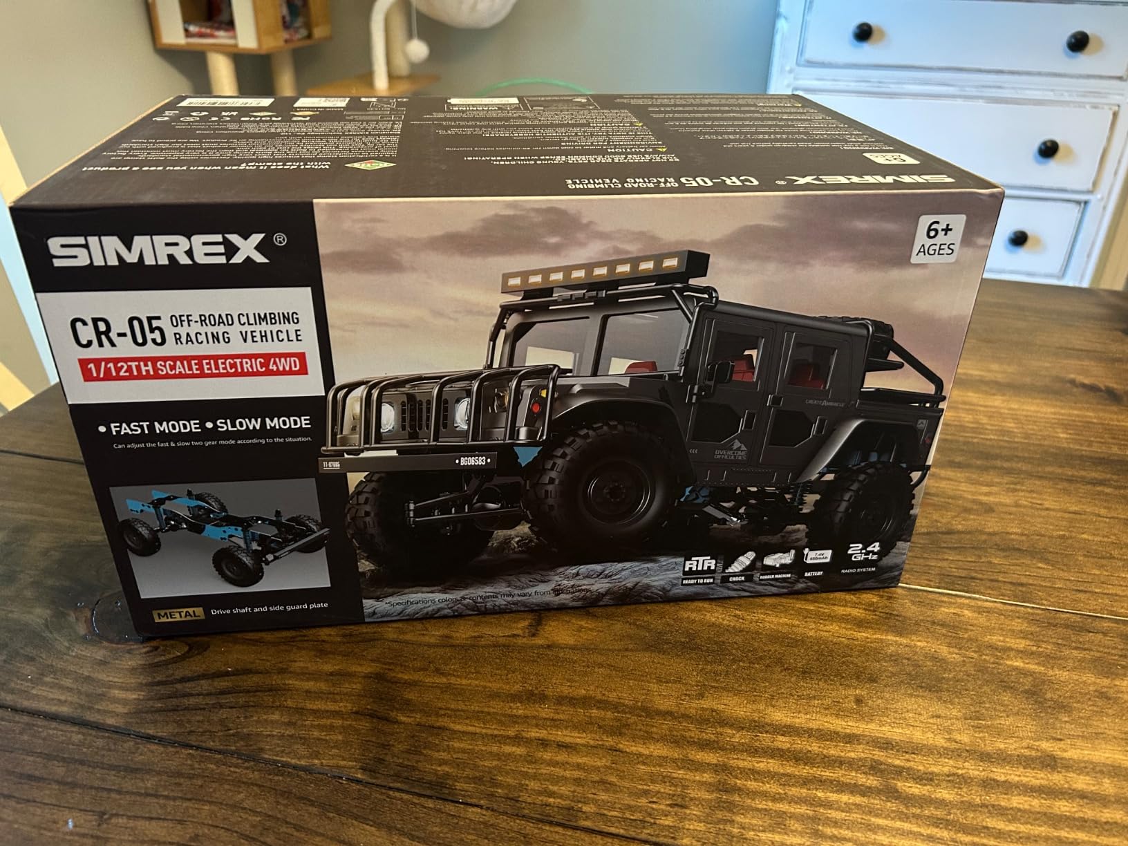 SIMREX 1/16 Scale Hobby Grade RC Car, 36 KPH High Speed 4WD Remote Control Monster Truck, All Terrain Off-Road 4x4 Vehicle w/ 2.4 GHz Radio, Electric RC Truck for Kids & Adults Outdoor Play customer photo 2