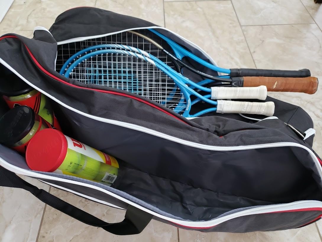 Ytonet Tennis Bags for Men 6 Rackets Large Racket Bag with Shoe Compartment customer photo 1