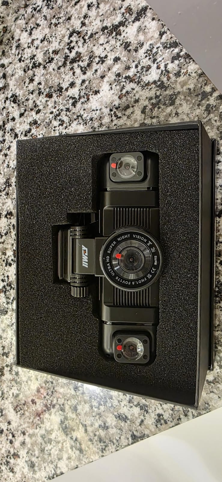 IIWEY N5 4 Channel Dash Cam for Cars, 360° View 2K Front 1080P Rear Inside customer photo 2