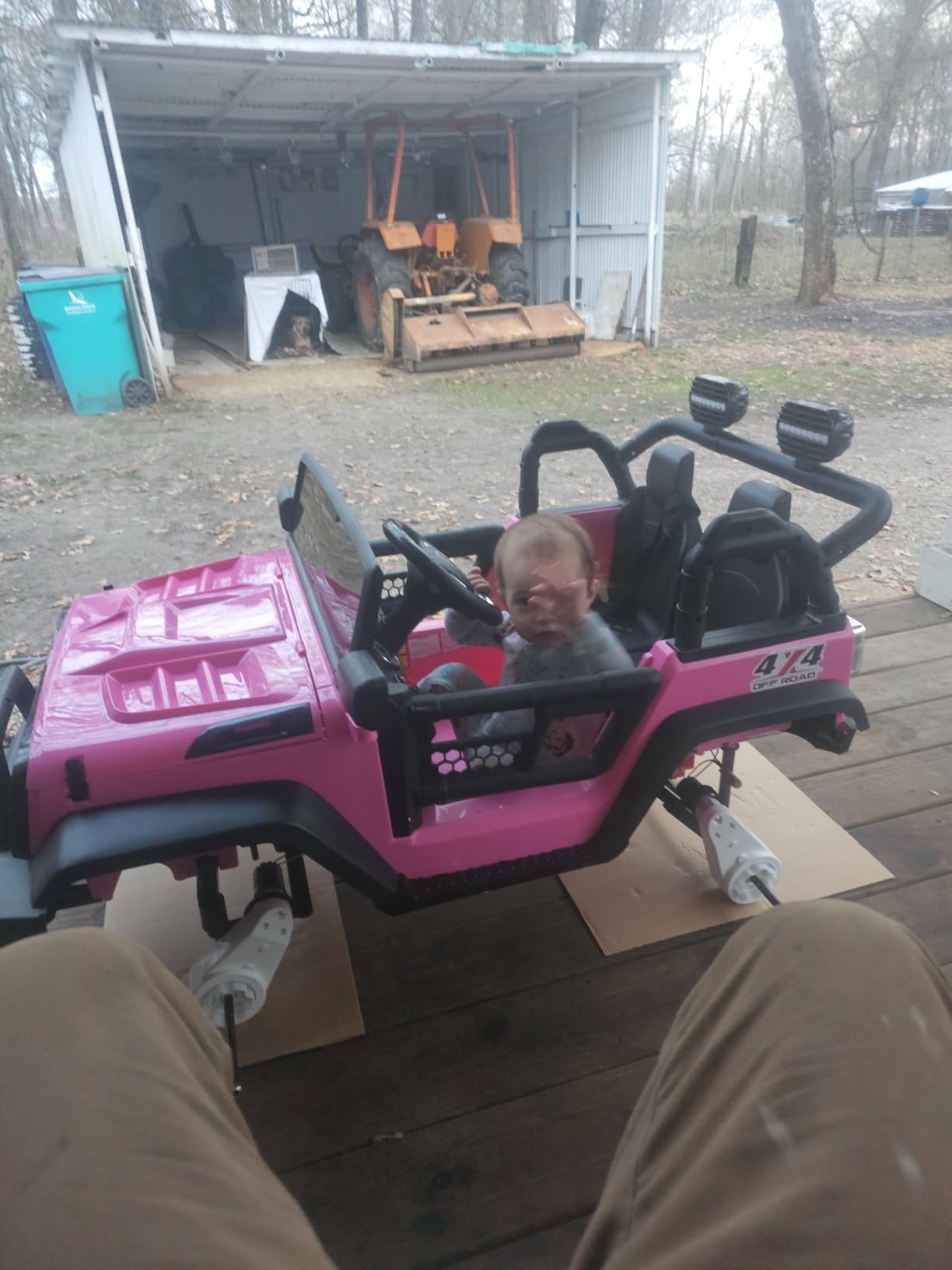 OLAKIDS 24V Ride On Car, 2WD/4WD Switchable 2 Seater Kids' Electric Vehicle Jeep Truck with 20