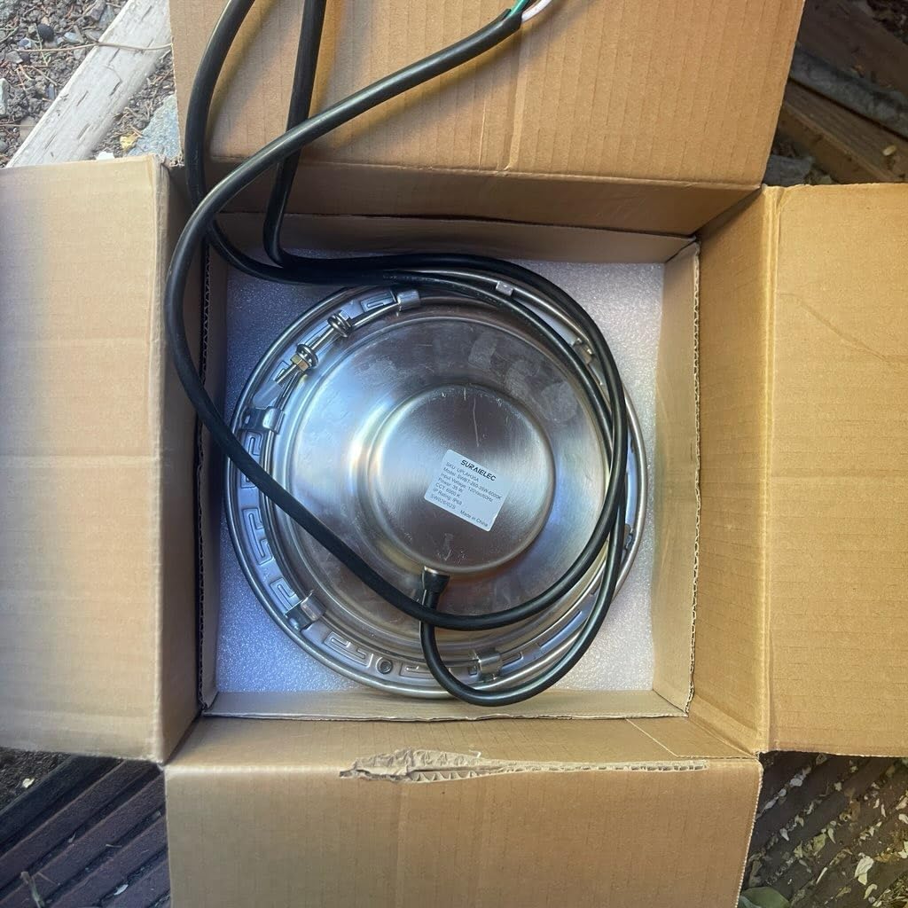 SURAIELEC 120V Pool Lights for Inground Pool, 10 Inch, Cool White 6000K customer photo 1