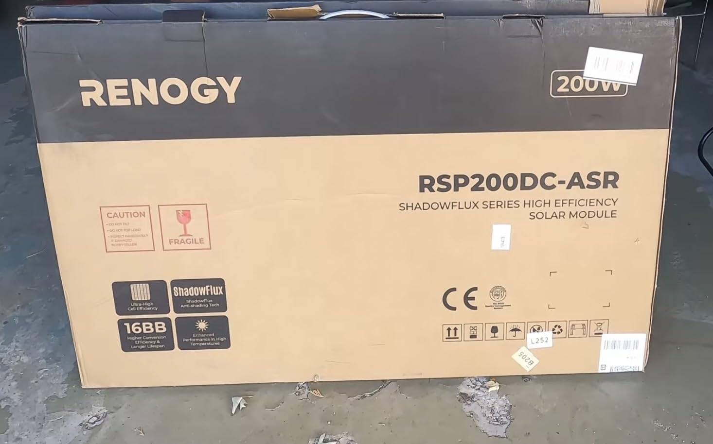 Renogy ShadowFlux Solar Panel 200 Watt, N-Type 25% High-Efficiency customer photo 2
