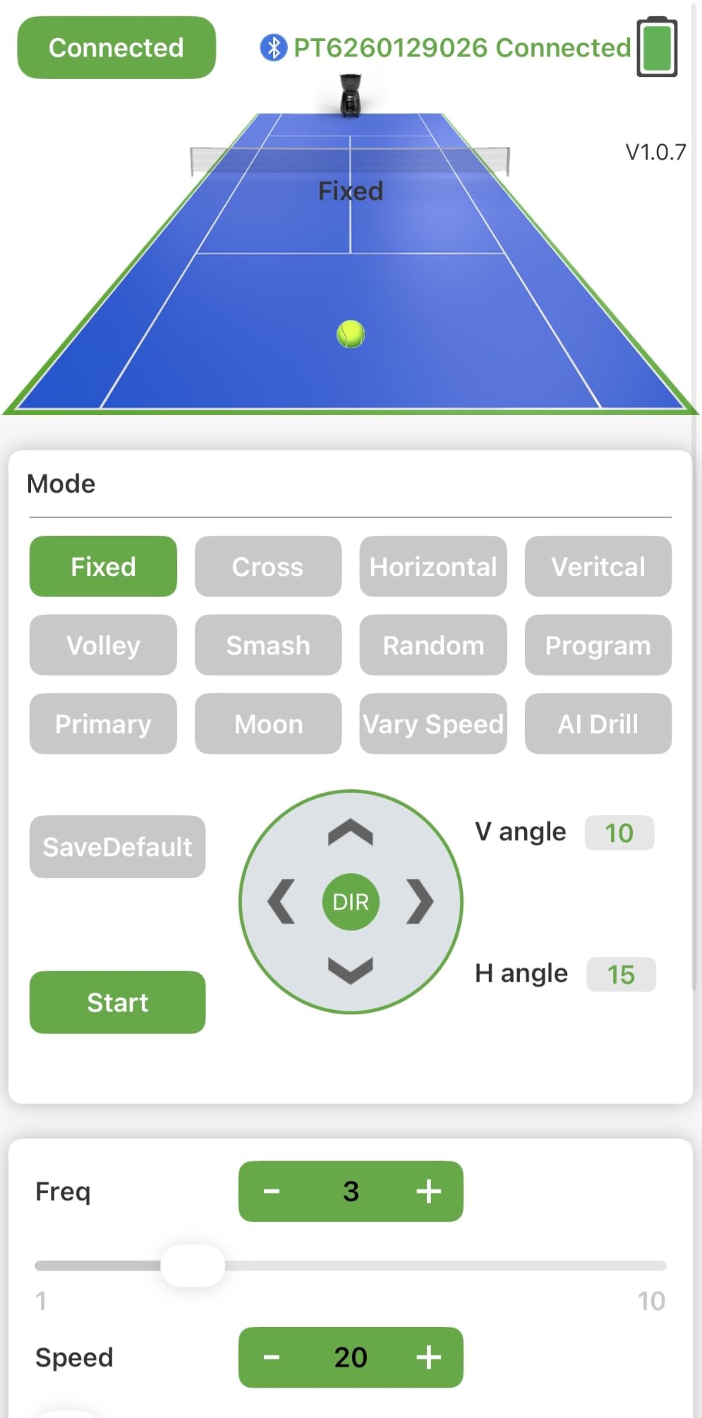 PUSUN|PT-Smart Tennis Ball Machine: App Control with 12 Built-in Training Modes,6-Level Spin,28-Pt,75 MPH,32.6 lbs,100+ Ball,5H Battery, Portable, for Tennis/Padel,Training, Practice,Beginners to Pros customer photo 2