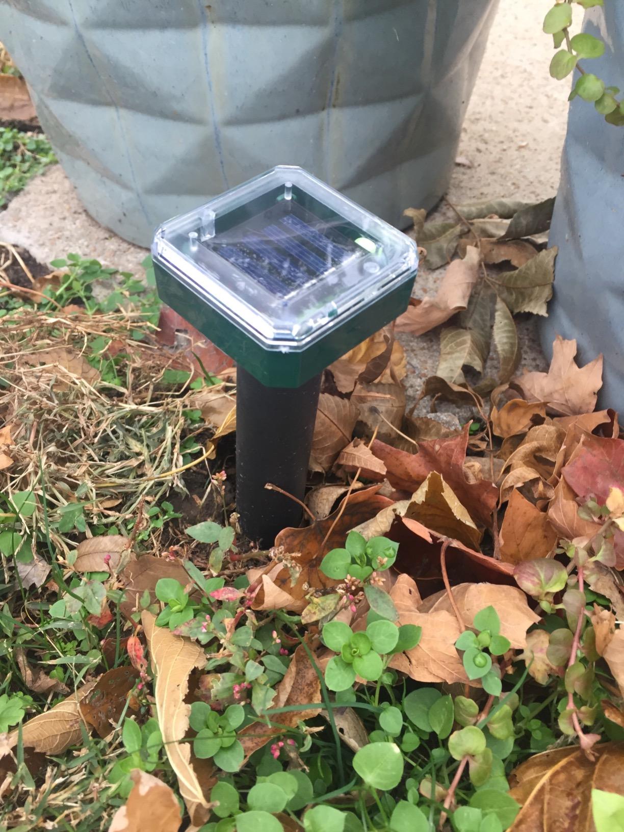 Mole Repellent Solar Powered, 8 Pack Waterproof Ultrasonic Gopher Vole Repellent Outdoor, Rat, Squirrel, Skunk, Repellent for Lawn Garden Yard customer photo 1