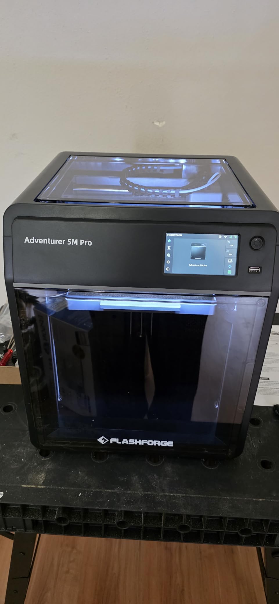 FLASHFORGE 3D Printer AD5M, 1-Click Full-Auto Calibration 600mm/s Fast Printing, CoreXY High-Speed Precision with Every Layer, 3S Quick-Swap Nozzle, Customizable Enclosure, Build Volume 220*220*220mm customer photo 1