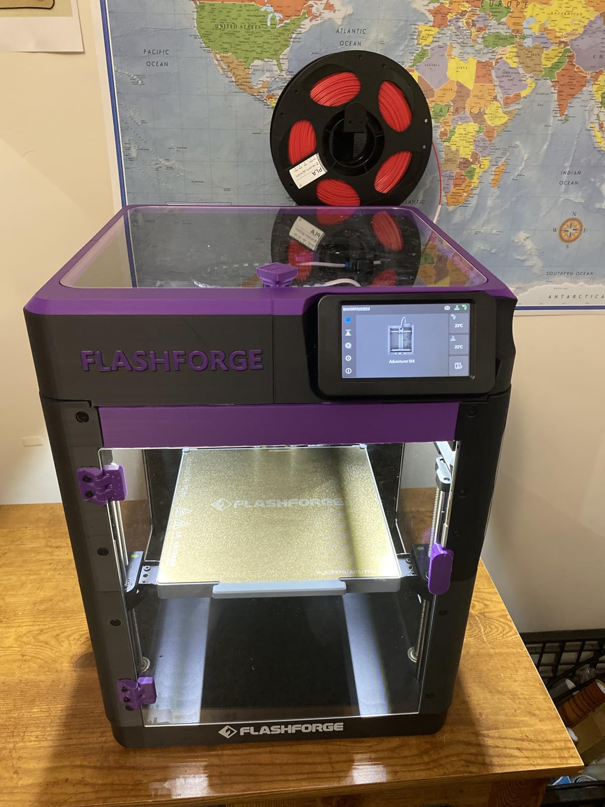 FLASHFORGE 3D Printer AD5M, 1-Click Full-Auto Calibration 600mm/s Fast Printing, CoreXY High-Speed Precision with Every Layer, 3S Quick-Swap Nozzle, Customizable Enclosure, Build Volume 220*220*220mm customer photo 2