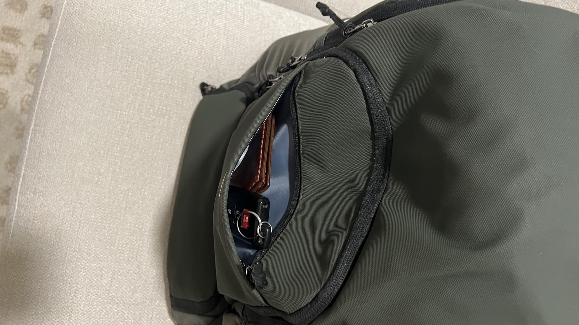 sportsnew Waterproof Pickleball Bag Men Women W/Shoe Compartment Fence Hook customer photo 2