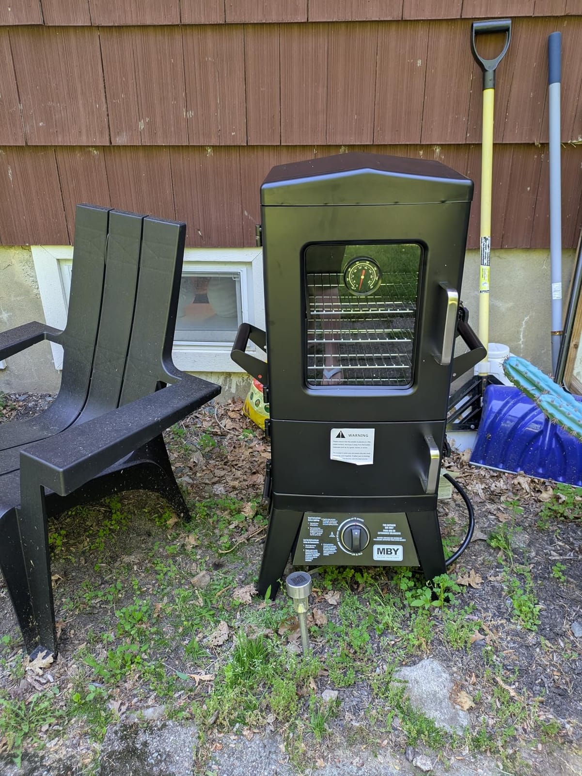 4-Rack Vertical Propane Smoker with Cover customer photo 2