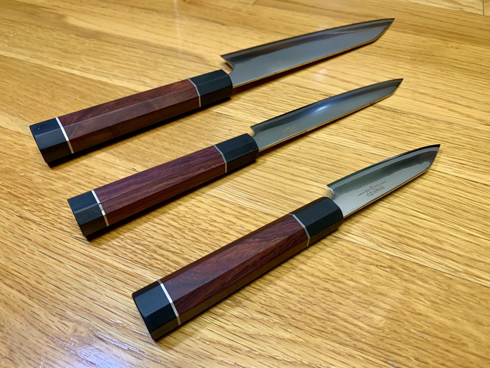 SHAN ZU 10 Inch Japanese Sushi Knife, 9 Layers 10Cr15MoV High Carbon Steel customer photo 2