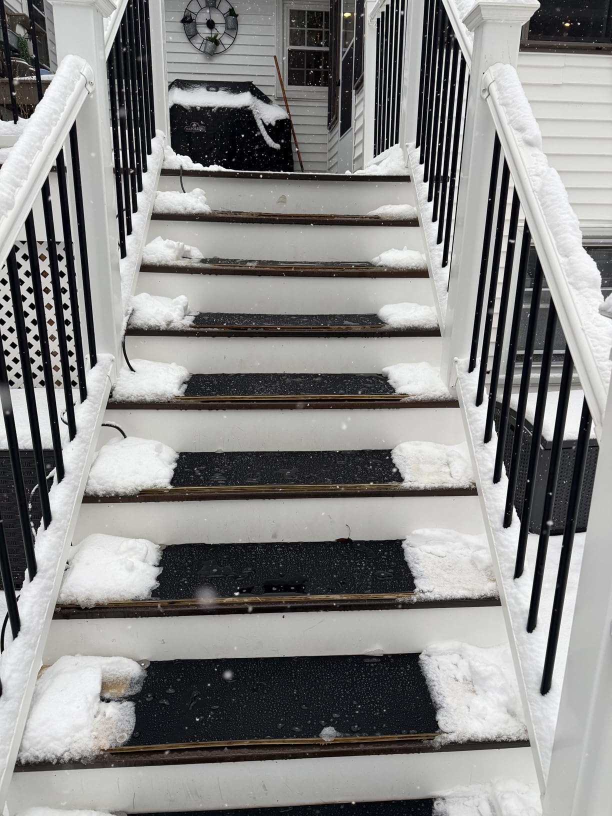 3 Pcs Heated Snow Melting Mats,10x30 in No-Slip Rubber Heated Outdoor Mats customer photo 1
