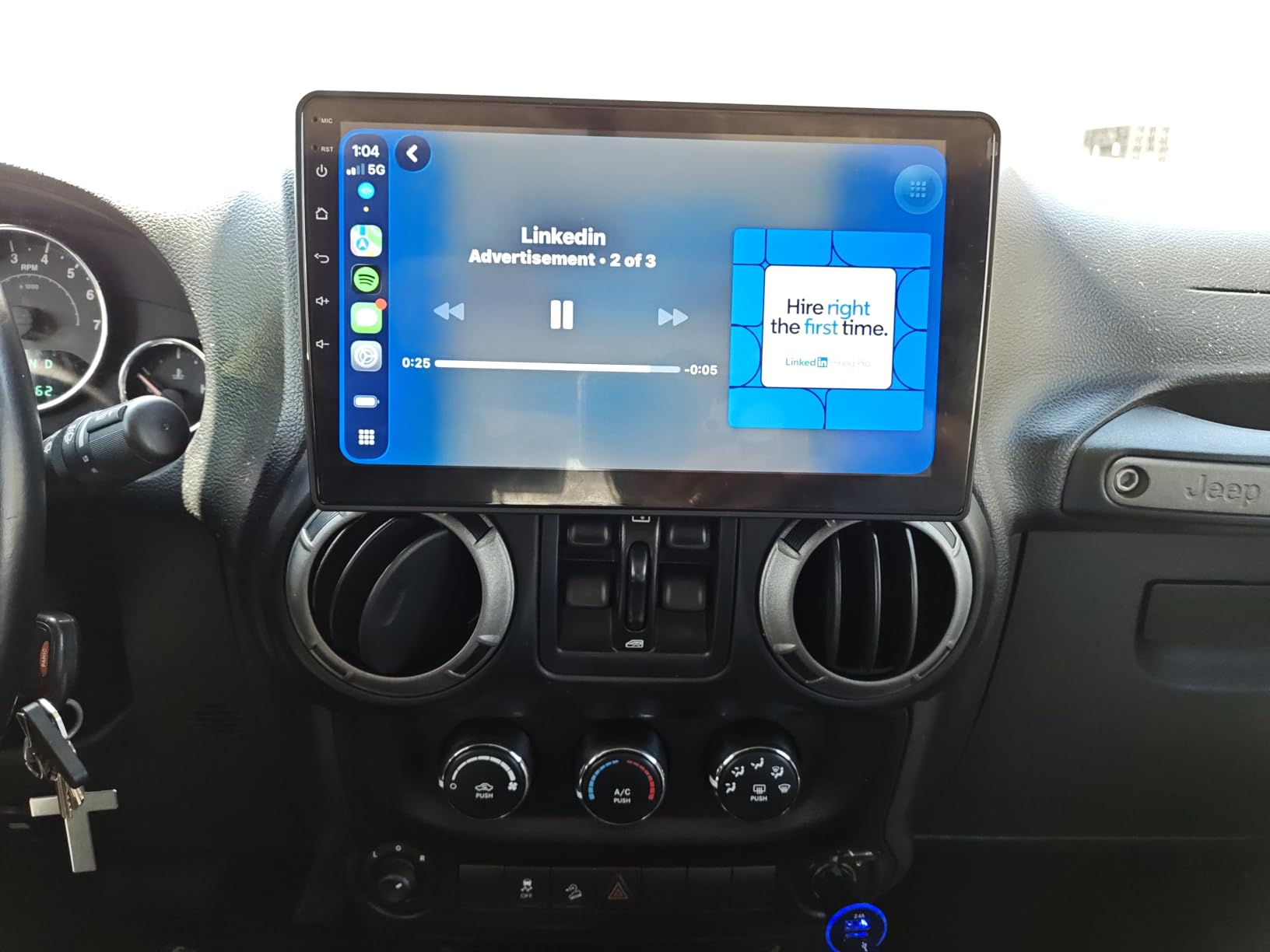 Car Radio Stereo for Jeep Wrangler JK 2007-2018 with Backup Camera customer photo 1