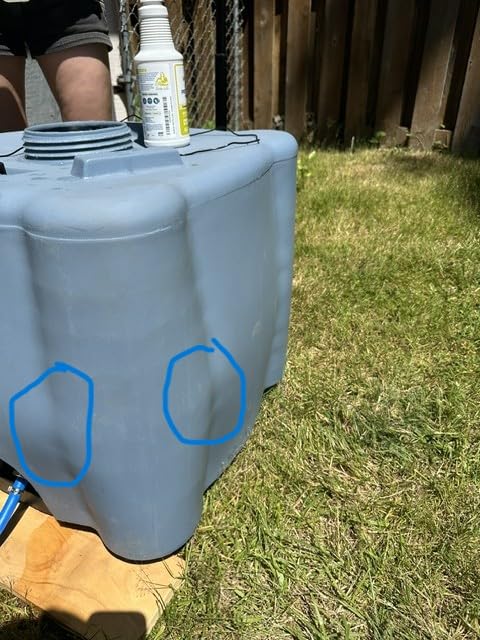30 Gallon Stackable Emergency Water Storage Tank – Heavy-Duty Water Barrel for Long-Term Drinking Water or Preparedness customer photo 2