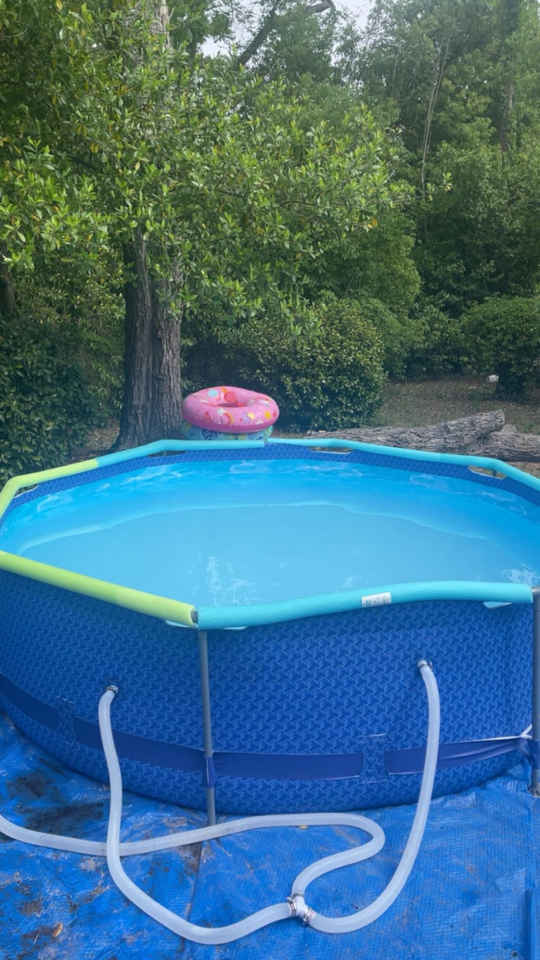 Above Ground Pool,10ft x 30in Frame Deep Swimming Pool-Grey customer photo 1