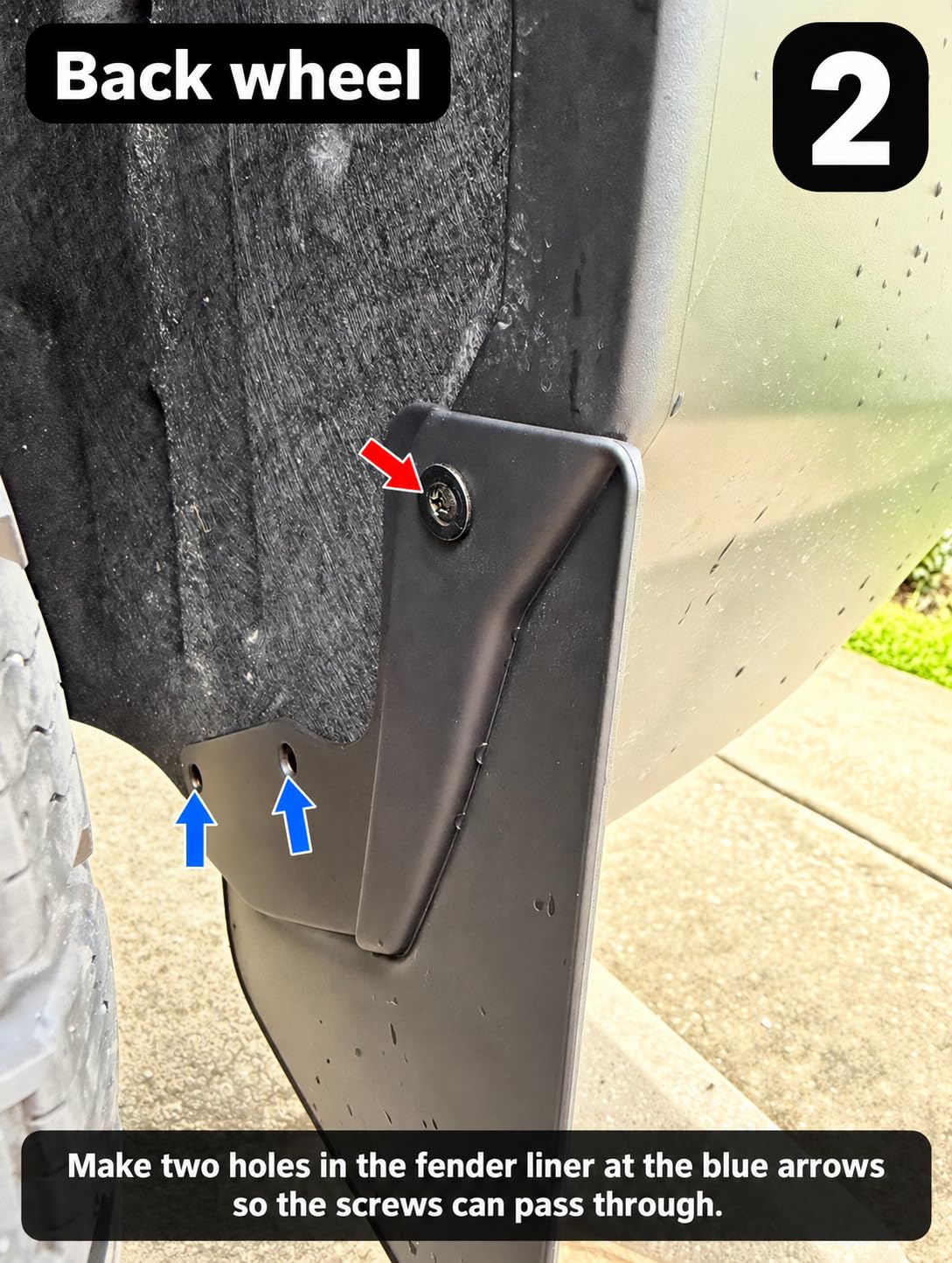 Autorder Mud Flaps for Ford F150 F-150 2021-2026 Accessories All-Weather Splash Guards Protect Paint Mudflap No Drilling Required Mud Guard Body Kits for F150 Set 4PCS(Not fit Raptor Models) customer photo 2