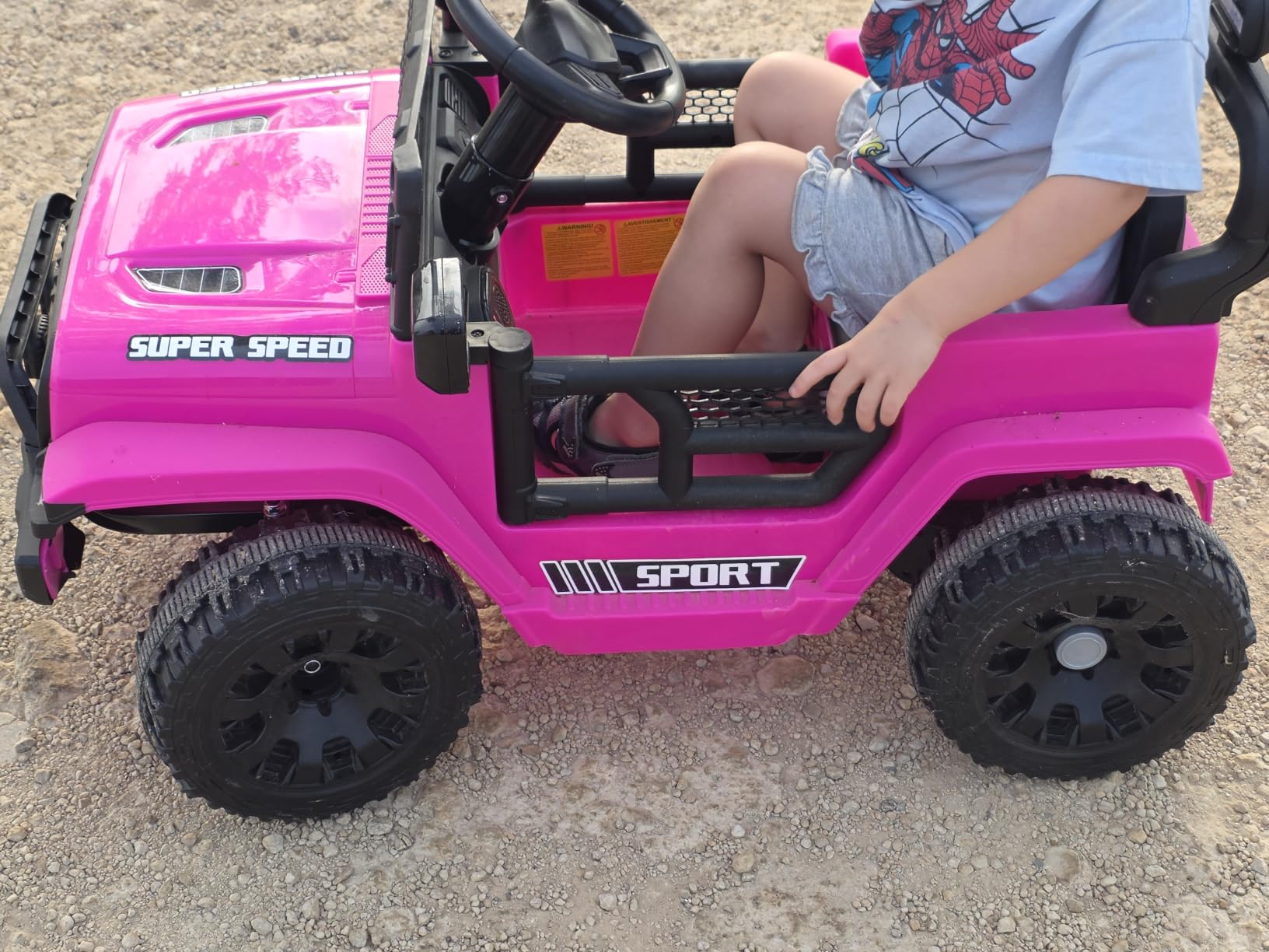 12V Ride on Car for Kids with Parent Remote Control, Police Black customer photo 1