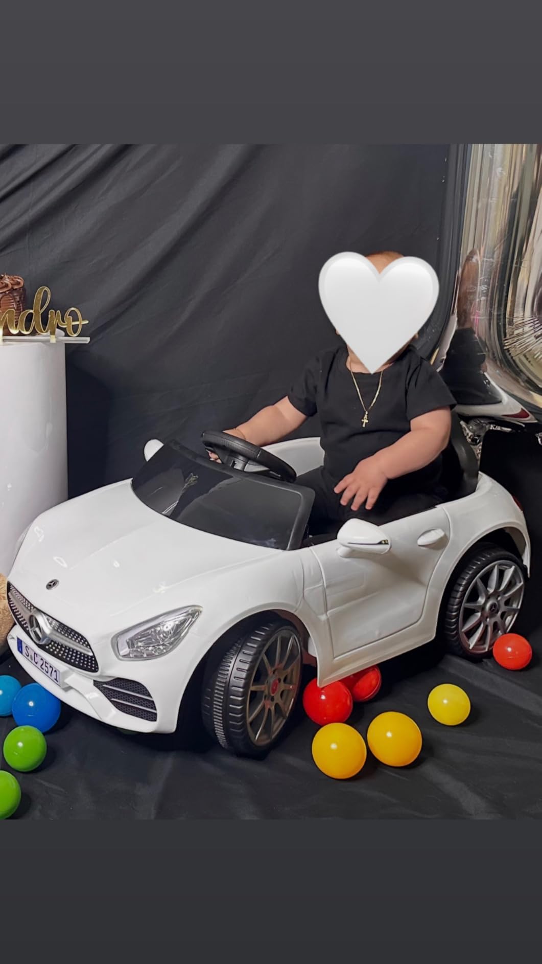 MINIATURE MOTORS 12V Licensed Electric Car with Remote Control, Kids Ride On Car with Bluetooth Music Player, 3.1MPH Max Speed, Battery Powered Toddler Roadster Birthday Gift for Boy and Girl-Deep Red customer photo 1