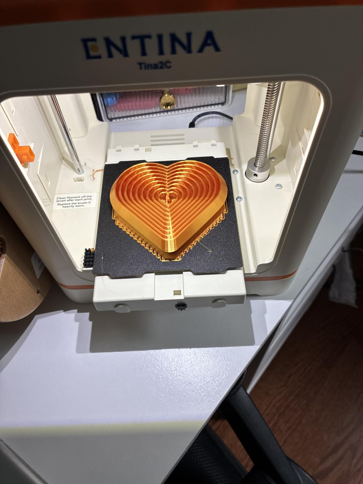 Entina Tina2C 3D Printer for Beginners, Fully Assembled Starter Mini 3D Printer, Start in 8 Mins, App & WiFi Control, Auto Leveling, 3500+ Model Library, 25+ Creative DIY Modules for STEM, Home customer photo 1