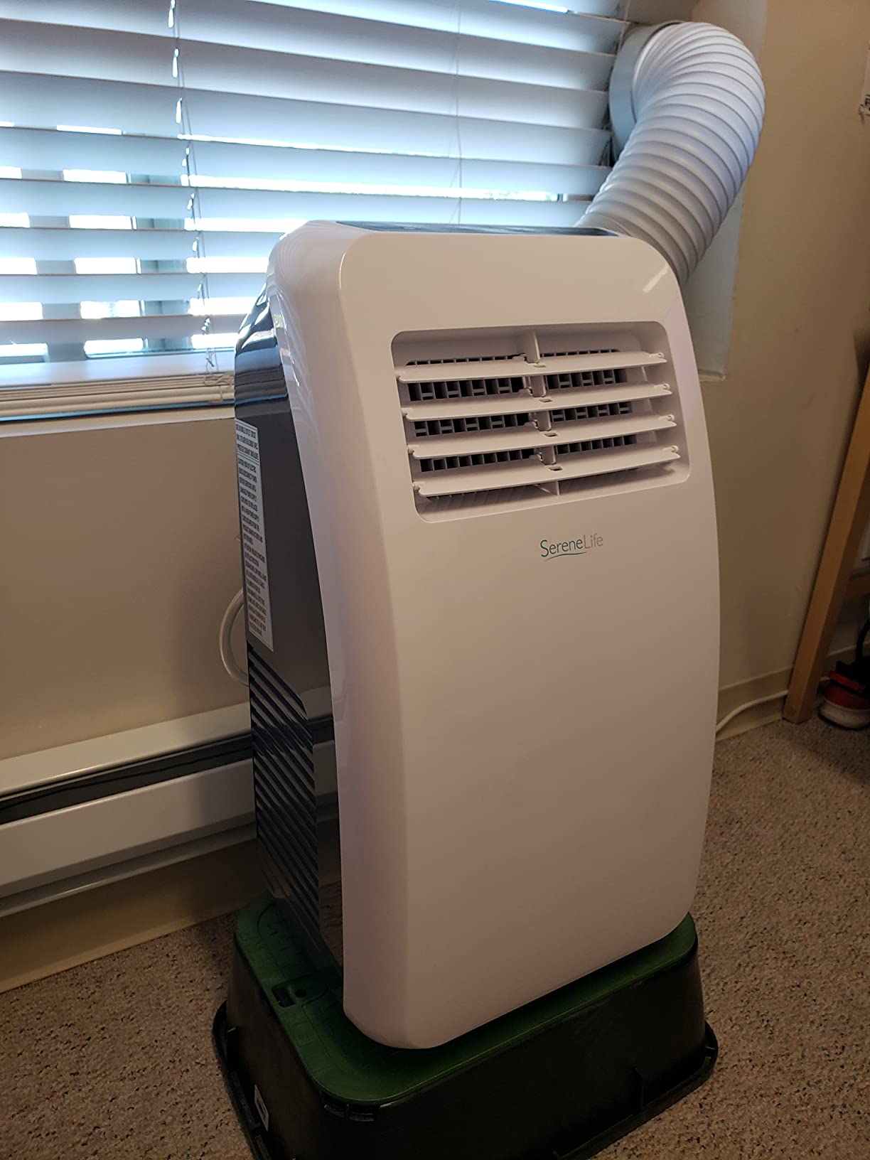 SereneLife 16,000 BTU Dual Hose Inverter Portable Air Conditioner | Portable Air Conditioner with Heat, Dehumidifier & Fan | Floor AC Unit for Bedroom, Living Room, & Office with Window Kit customer photo 2