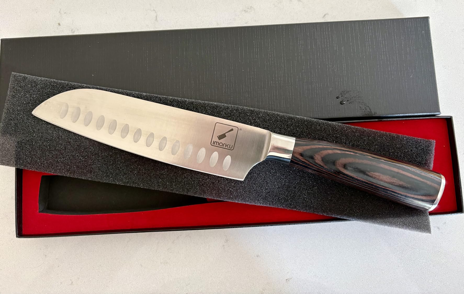 imarku Serrated Bread Knife with Japanese High Carbon Stainless Steel customer photo 1