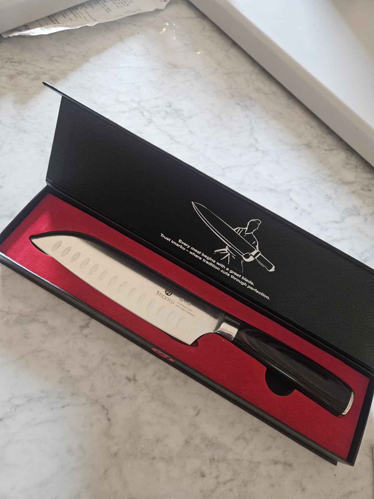 imarku Serrated Bread Knife with Japanese High Carbon Stainless Steel customer photo 2