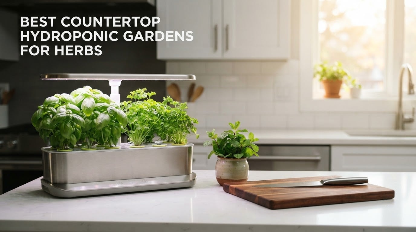 best countertop hydroponic gardens for herbs