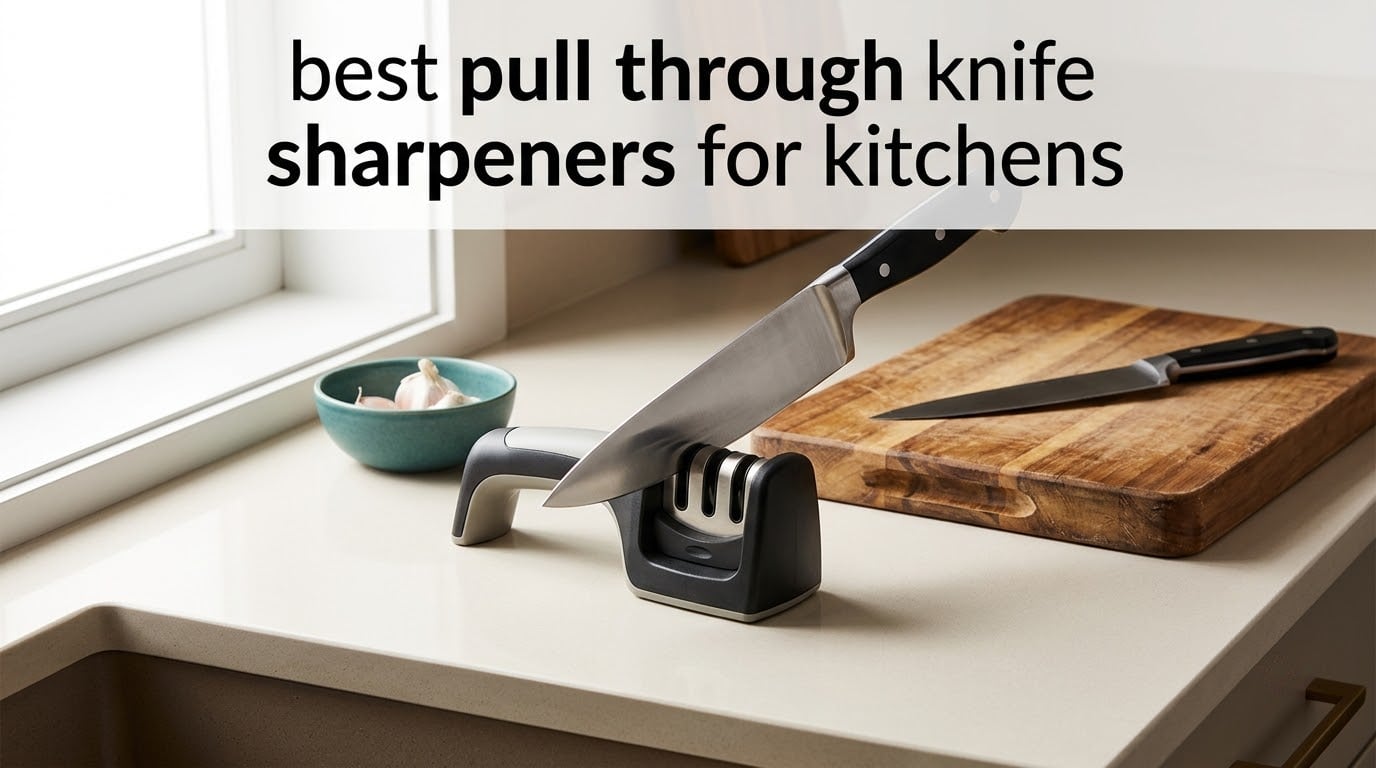 best pull through knife sharpeners for kitchens