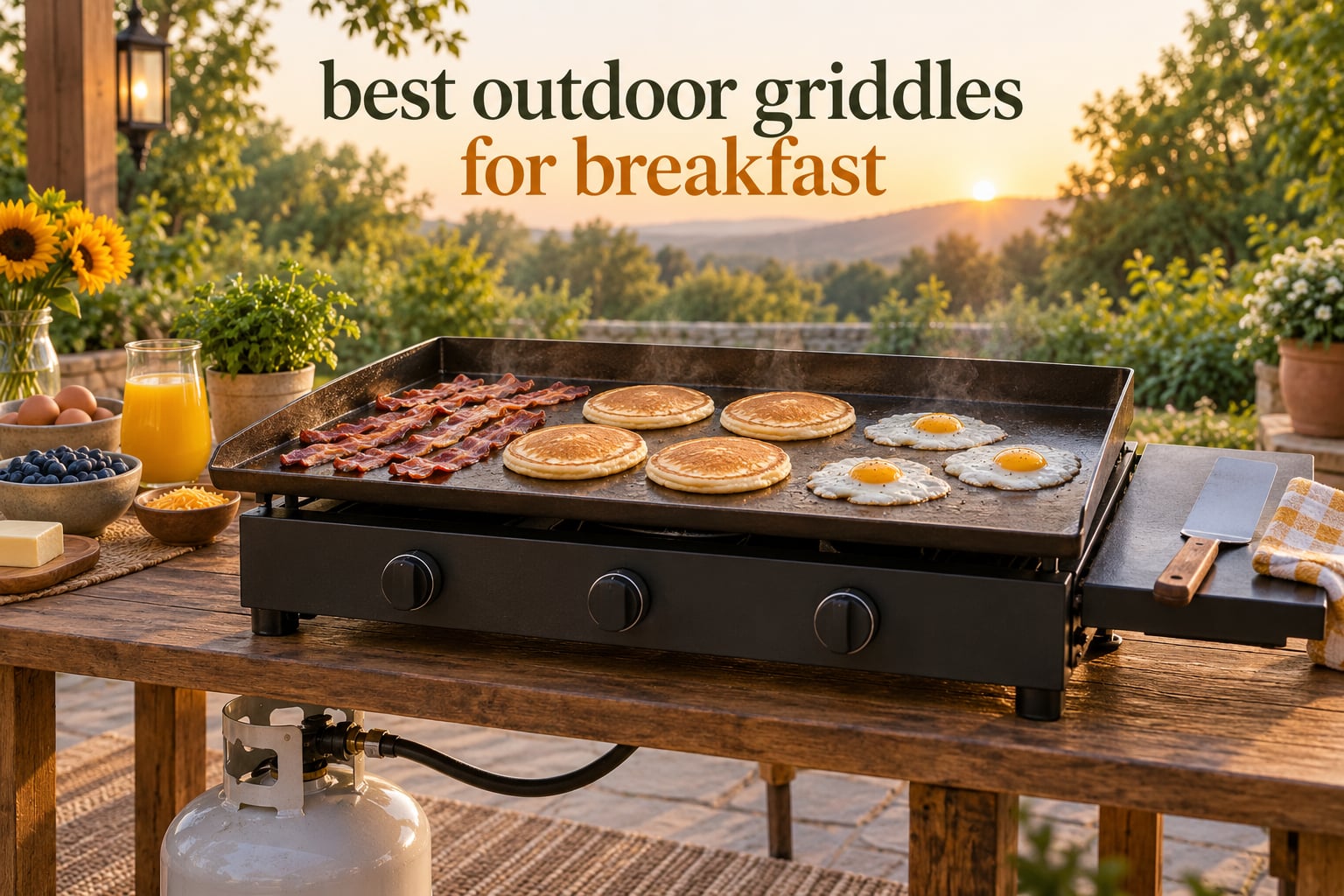 best outdoor griddles for breakfast