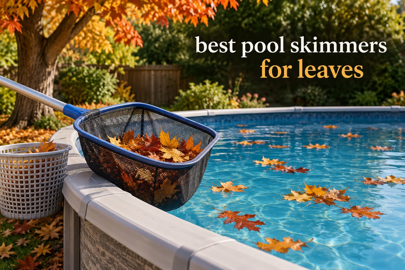 best pool skimmers for leaves