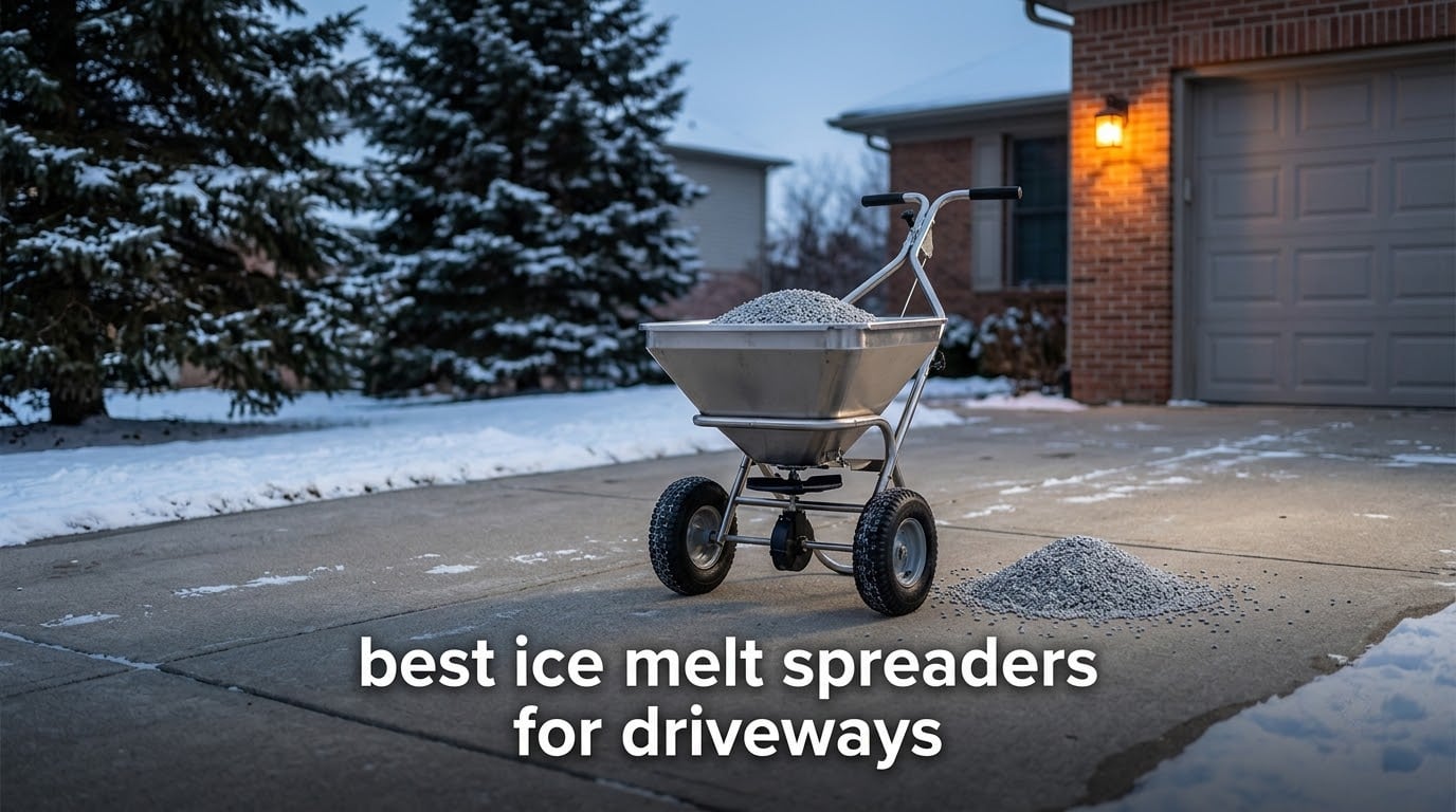 best ice melt spreaders for driveways