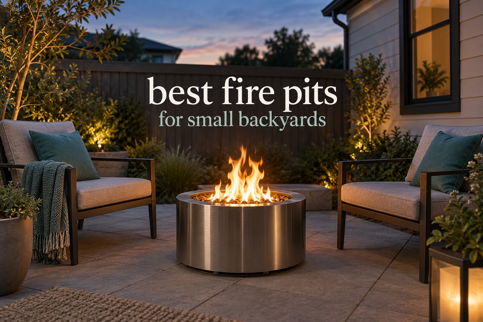 best fire pits for small backyards