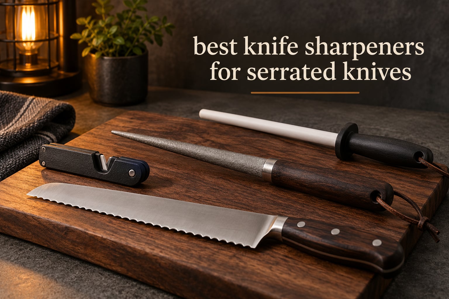 best knife sharpeners for serrated knives