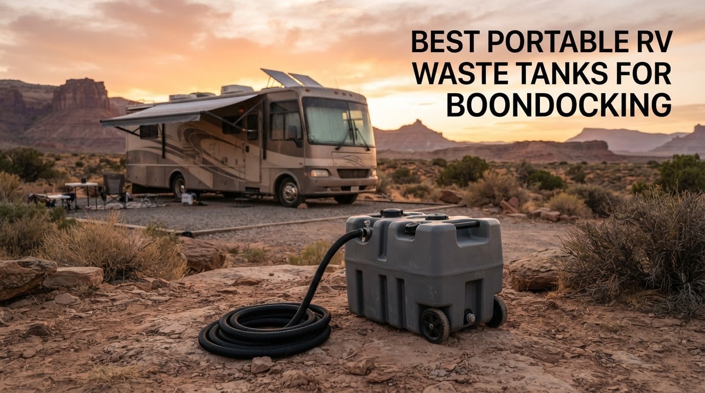 best portable rv waste tanks for boondocking