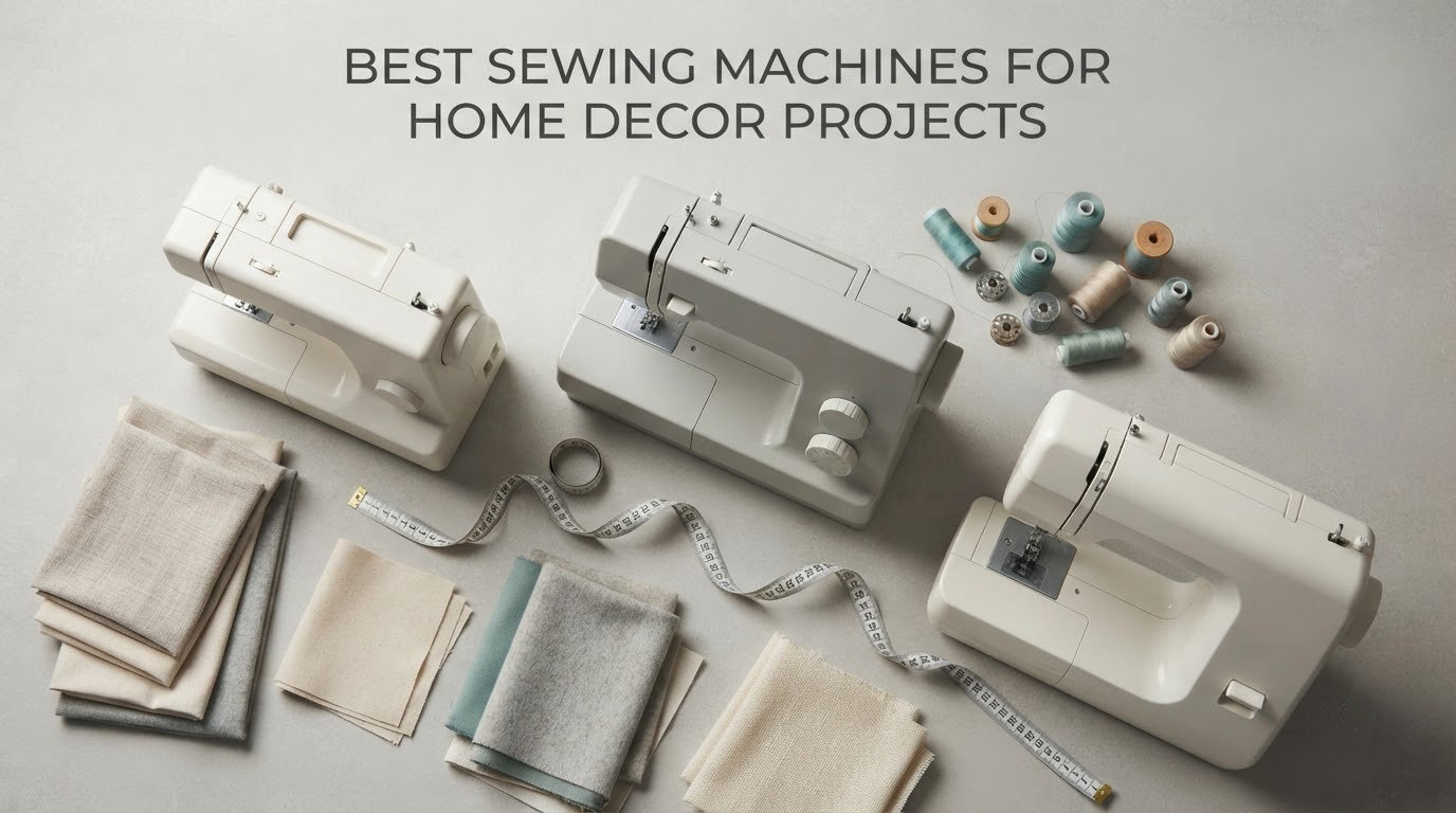 best sewing machines for home decor projects