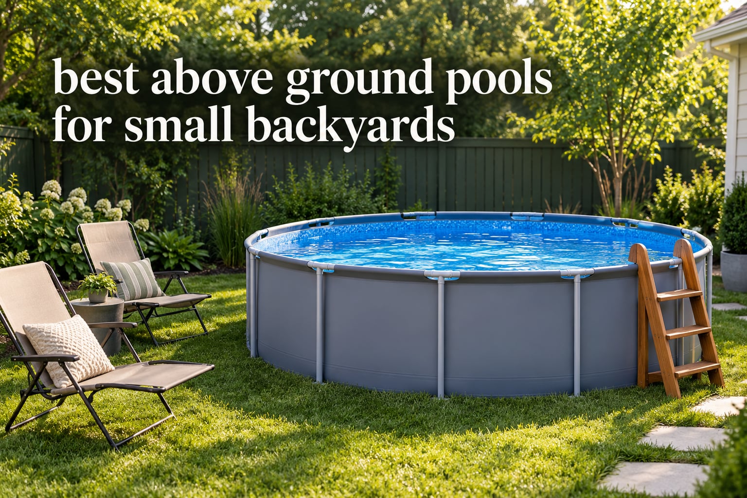 best above ground pools for small backyards
