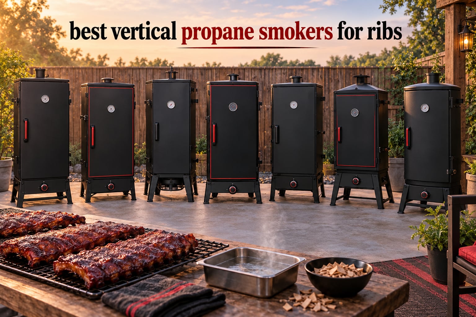 best vertical propane smokers for ribs