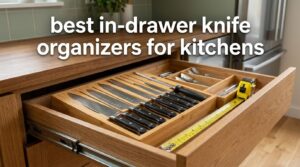 best in-drawer knife organizers for kitchens