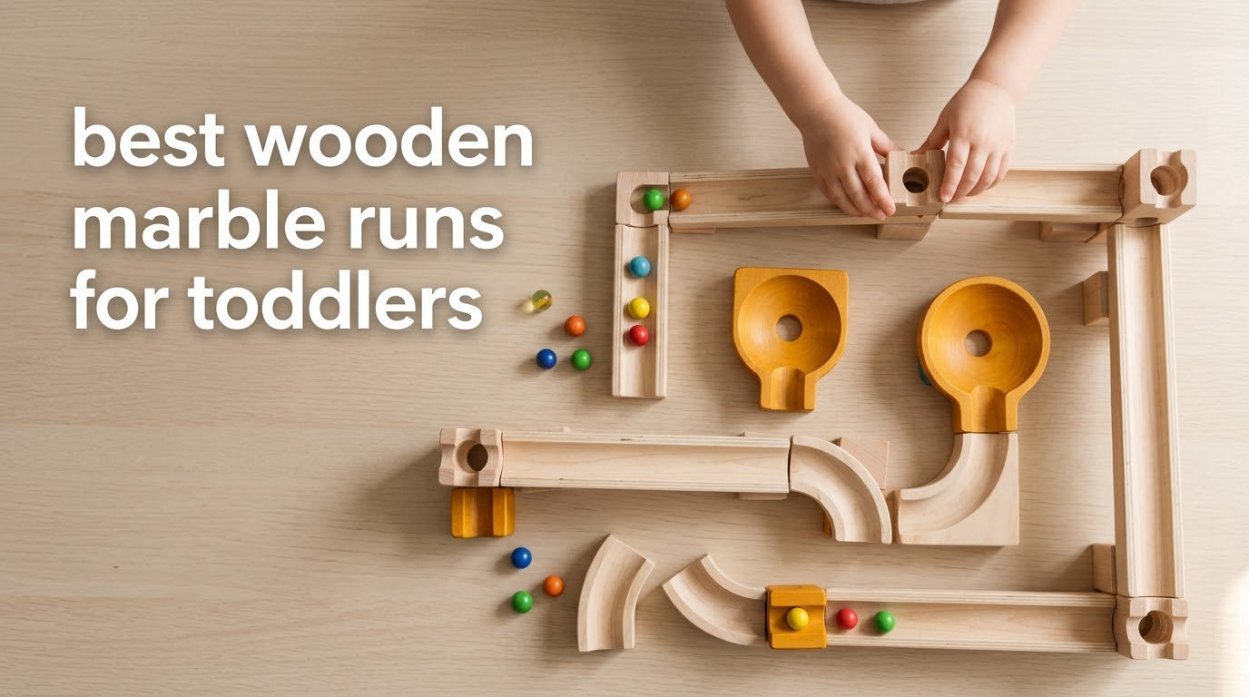 best wooden marble runs for toddlers