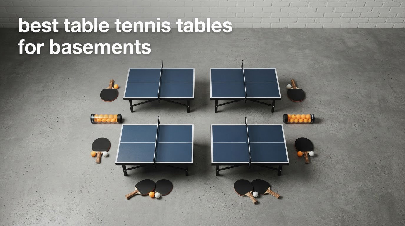 best table tennis tables for basements