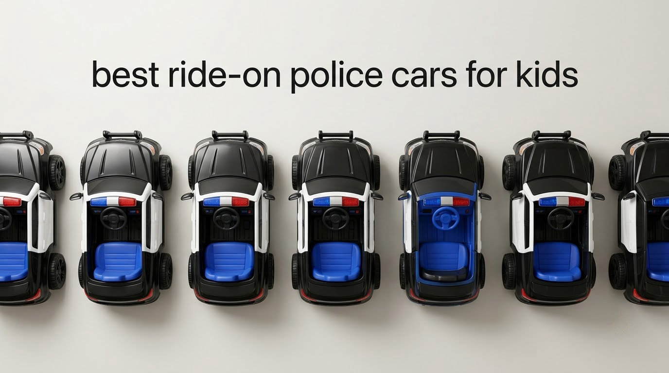 best ride-on police cars for kids