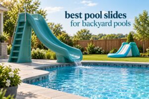 best pool slides for backyard pools