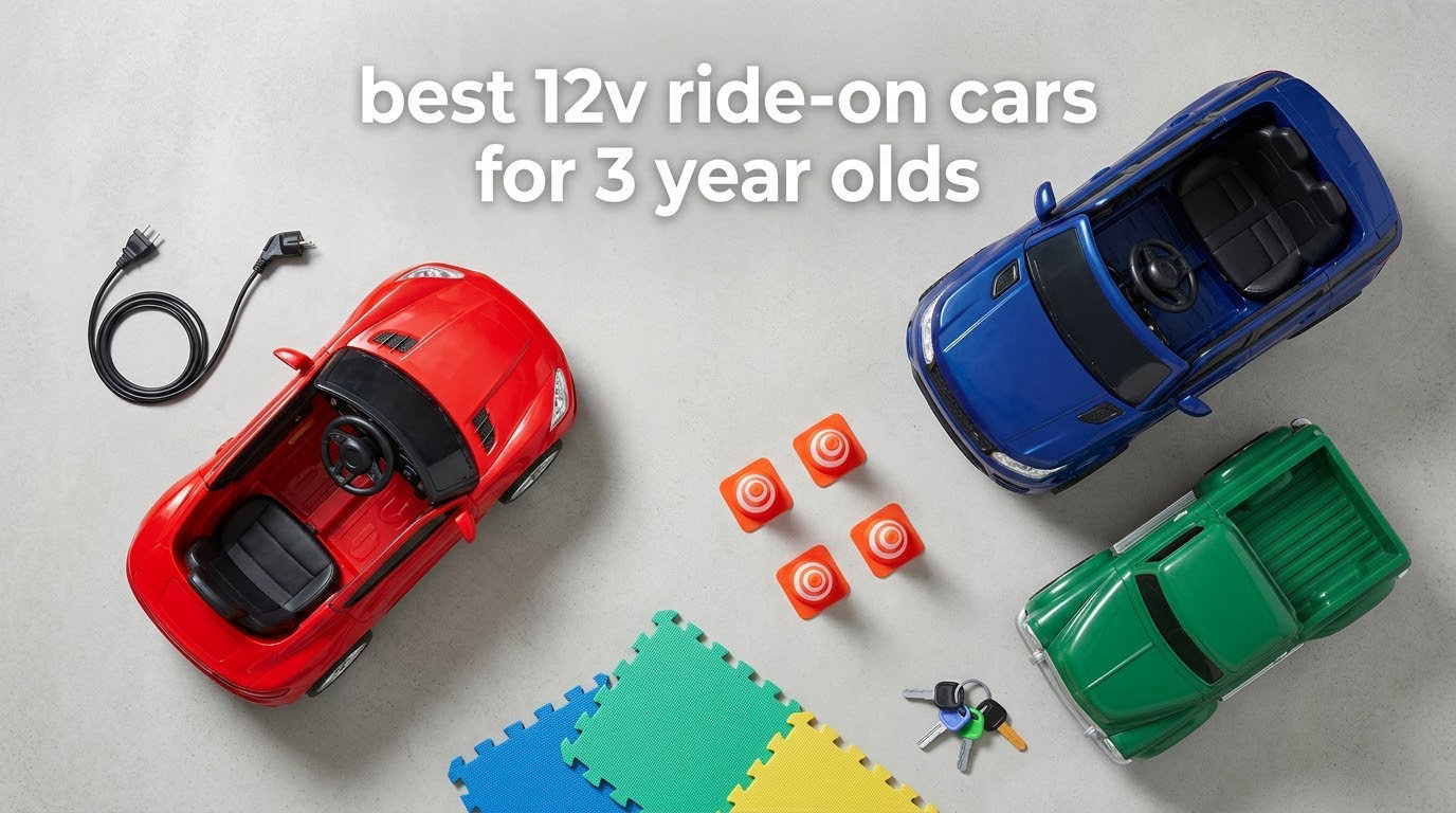 best 12v ride-on cars for 3 year olds