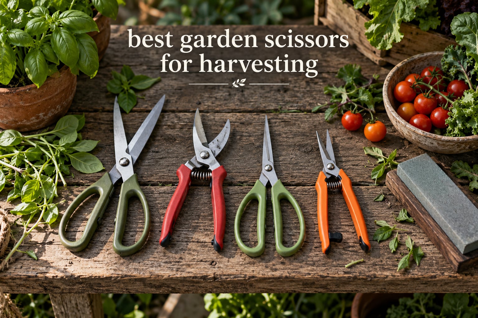 best garden scissors for harvesting
