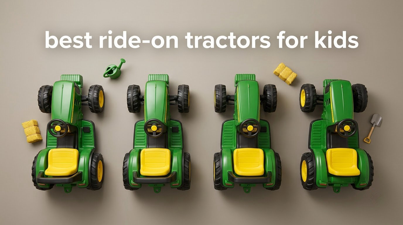 best ride-on tractors for kids