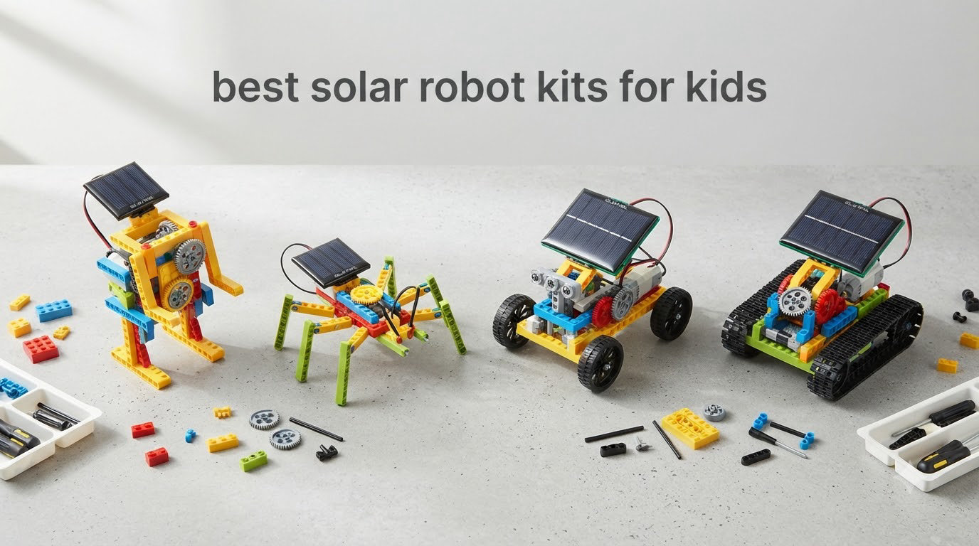 best solar robot kits for kids