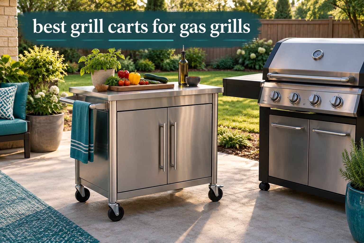 best grill carts for gas grills