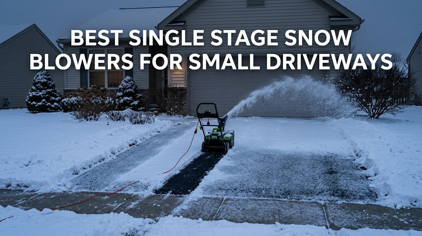best single stage snow blowers for small driveways