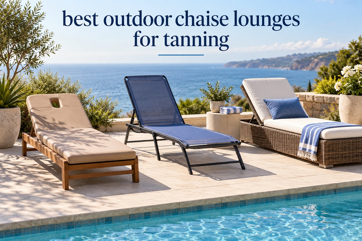 best outdoor chaise lounges for tanning