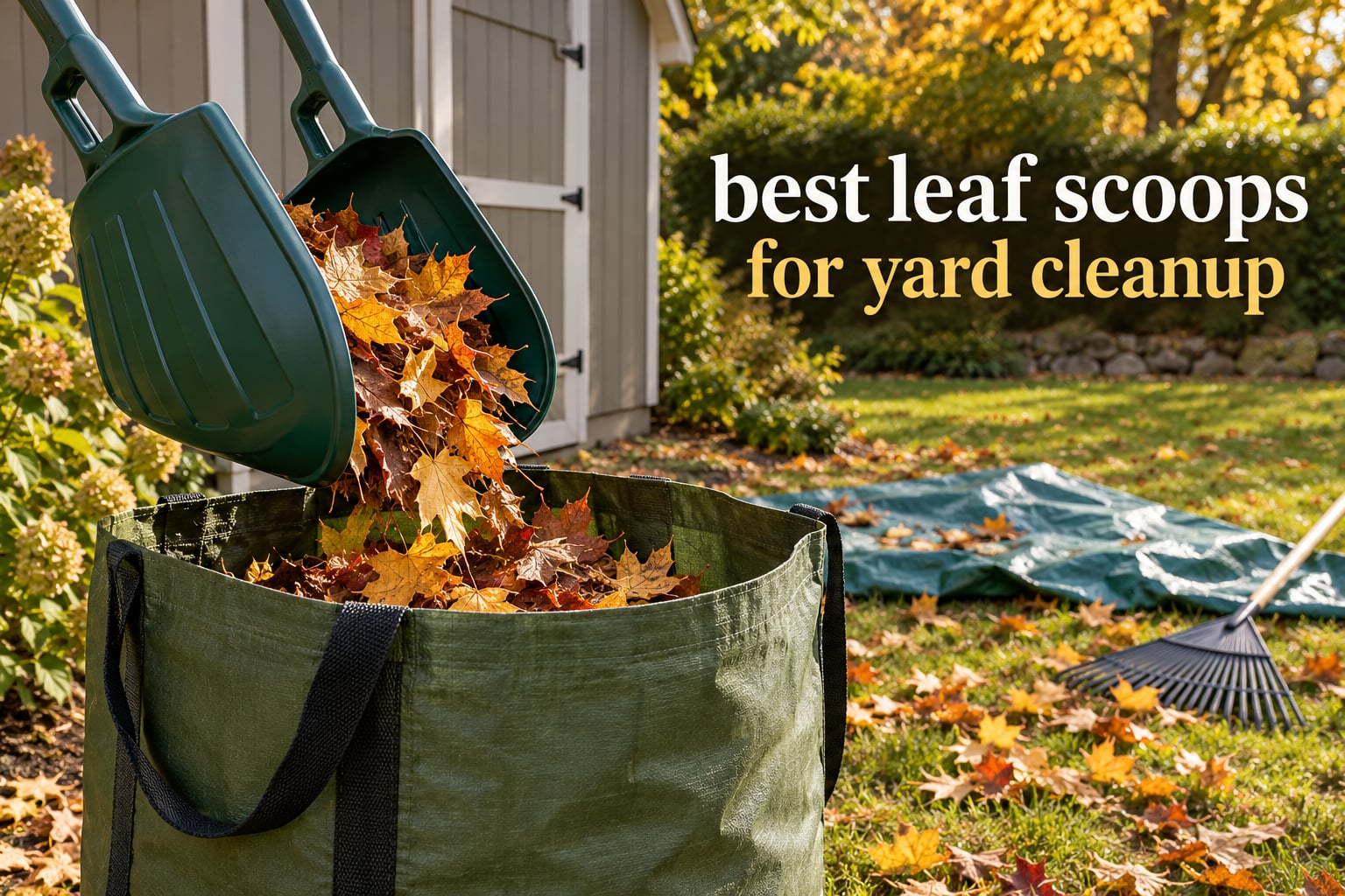 best leaf scoops for yard cleanup